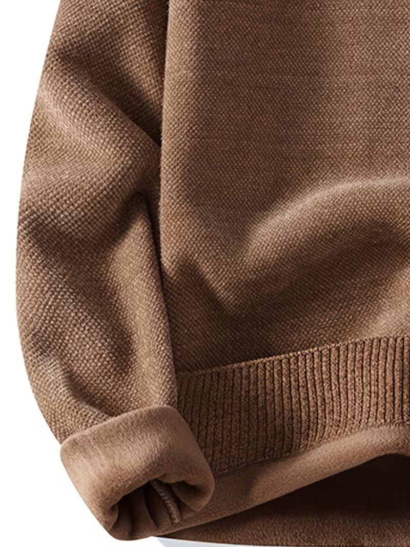 Utility Knit Sweater – Modern Streetwear Crewneck