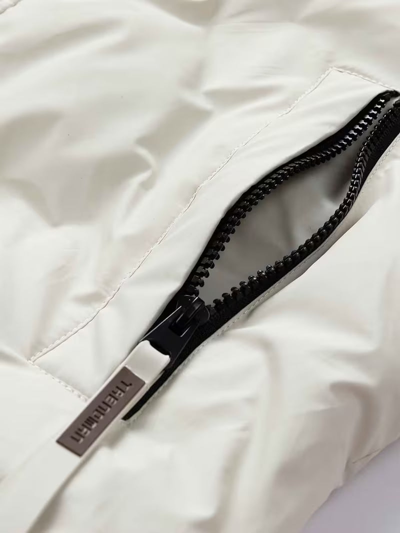 Hooded Puffer Jacket – Lightweight Insulated Winter Coat with Windproof Shell