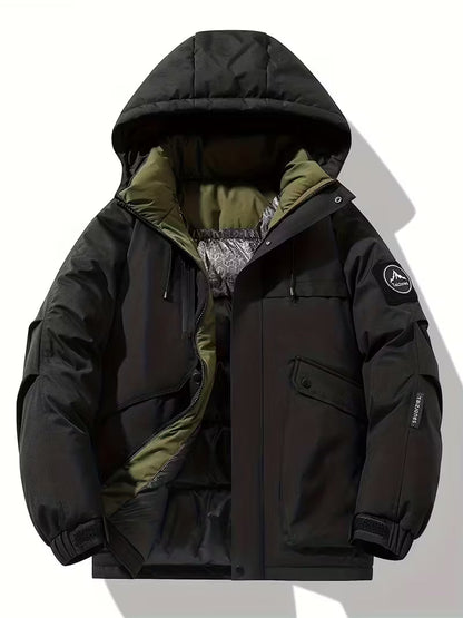 Heavyweight Winter Parka – Hooded Insulated Cold Weather Jacket