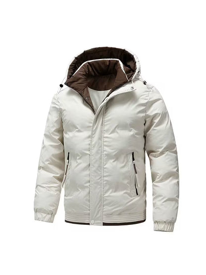 Hooded Puffer Jacket – Lightweight Insulated Winter Coat with Windproof Shell
