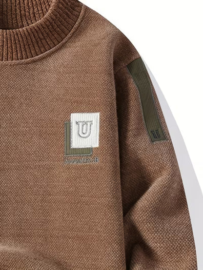 Utility Knit Sweater – Modern Streetwear Crewneck