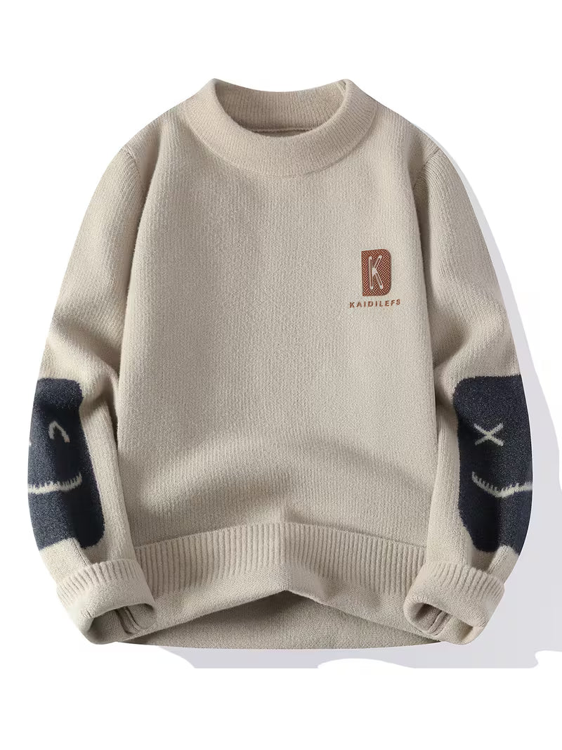 Kaidrefs Knit Sweater – Minimalist Streetwear Winter Pullover