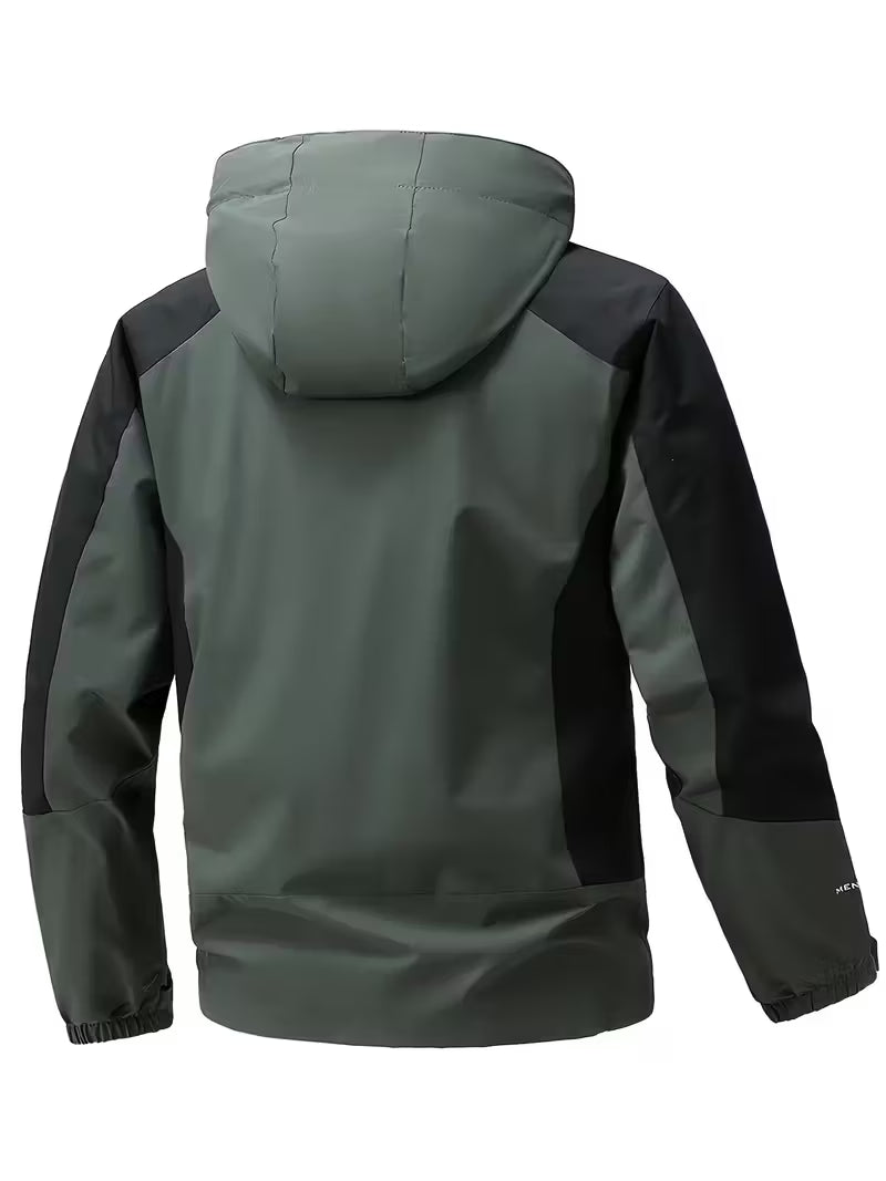 Waterproof Softshell Jacket – Windproof Hooded Outdoor Hiking Coat