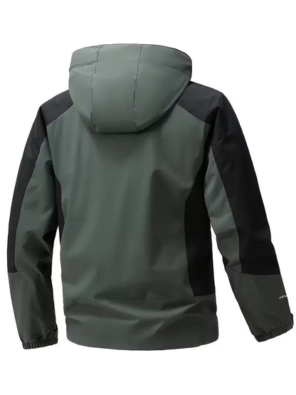 Waterproof Softshell Jacket – Windproof Hooded Outdoor Hiking Coat