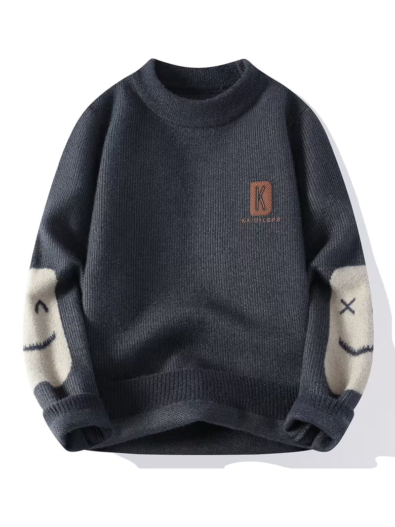 Kaidrefs Knit Sweater – Minimalist Streetwear Winter Pullover