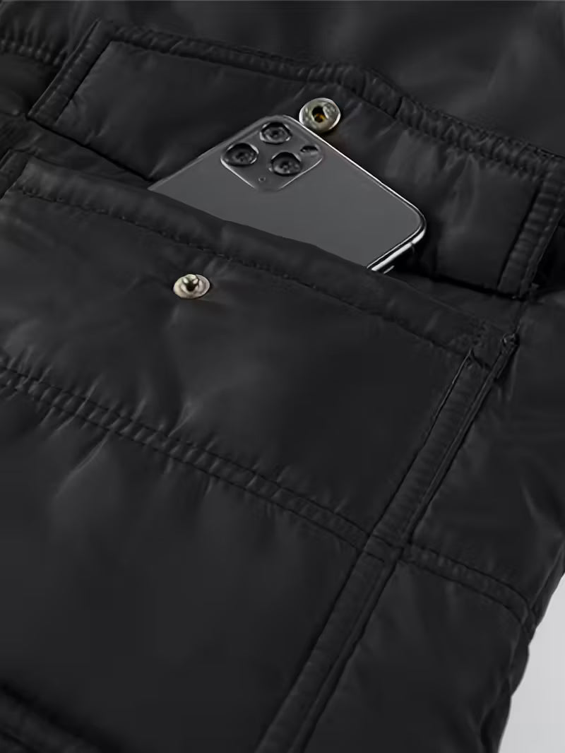 Plush Lined Winter Parka – Hooded Insulated Cold Weather Jacket