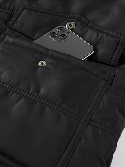 Plush Lined Winter Parka – Hooded Insulated Cold Weather Jacket