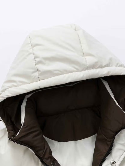 Hooded Puffer Jacket – Lightweight Insulated Winter Coat with Windproof Shell