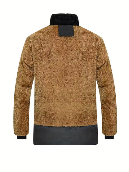 Plush Lined Winter Parka – Hooded Insulated Cold Weather Jacket