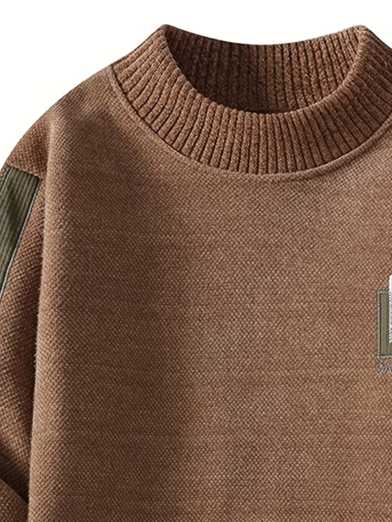 Utility Knit Sweater – Modern Streetwear Crewneck