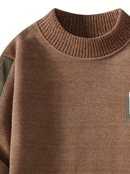 Utility Knit Sweater – Modern Streetwear Crewneck
