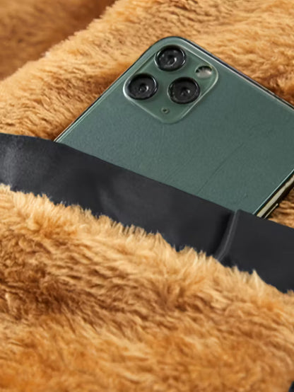 Plush Lined Winter Parka – Hooded Insulated Cold Weather Jacket