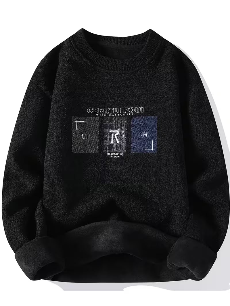 Graphic Fleece Sweatshirt – Modern Streetwear Pullover