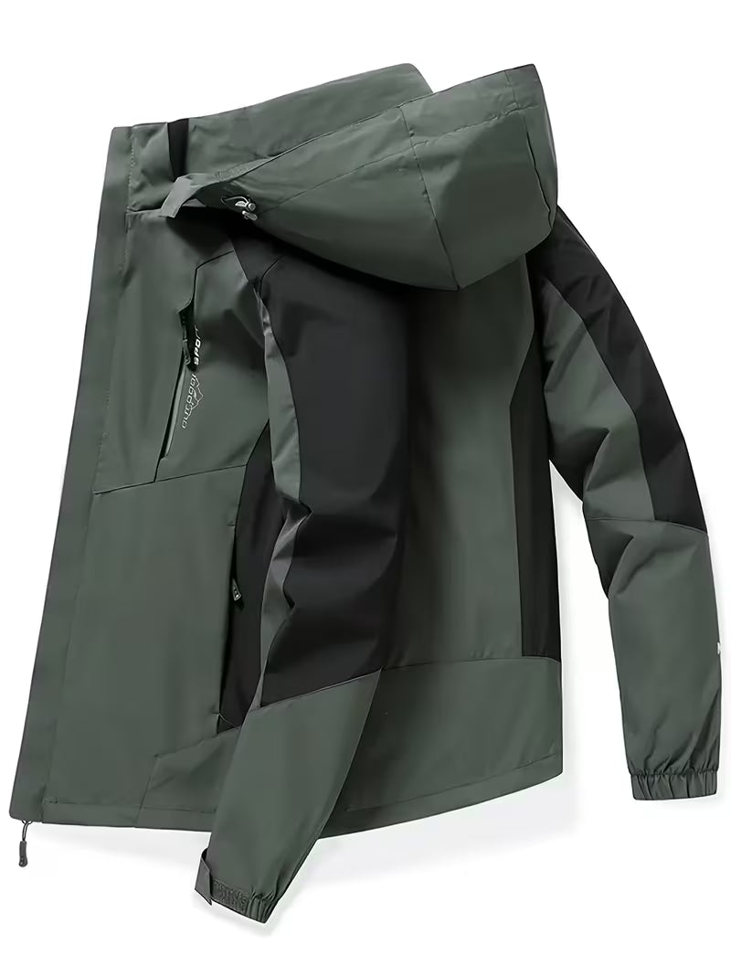 Waterproof Softshell Jacket – Windproof Hooded Outdoor Hiking Coat