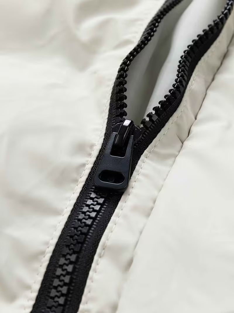 Hooded Puffer Jacket – Lightweight Insulated Winter Coat with Windproof Shell