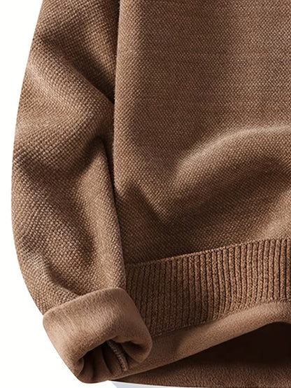 Utility Knit Sweater – Modern Streetwear Crewneck