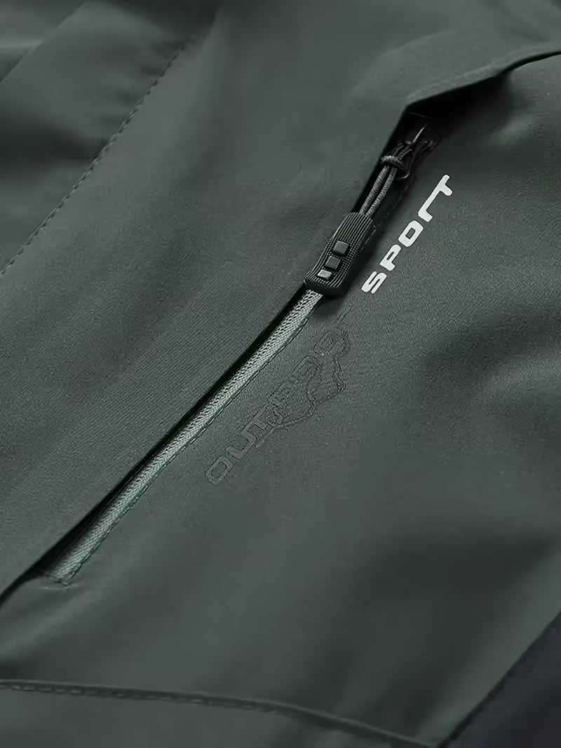 Waterproof Softshell Jacket – Windproof Hooded Outdoor Hiking Coat