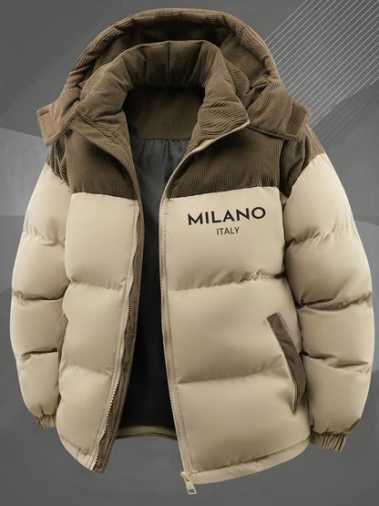 Milano Italy Puffer Jacket – Premium Hooded Winter Down-Style Coat