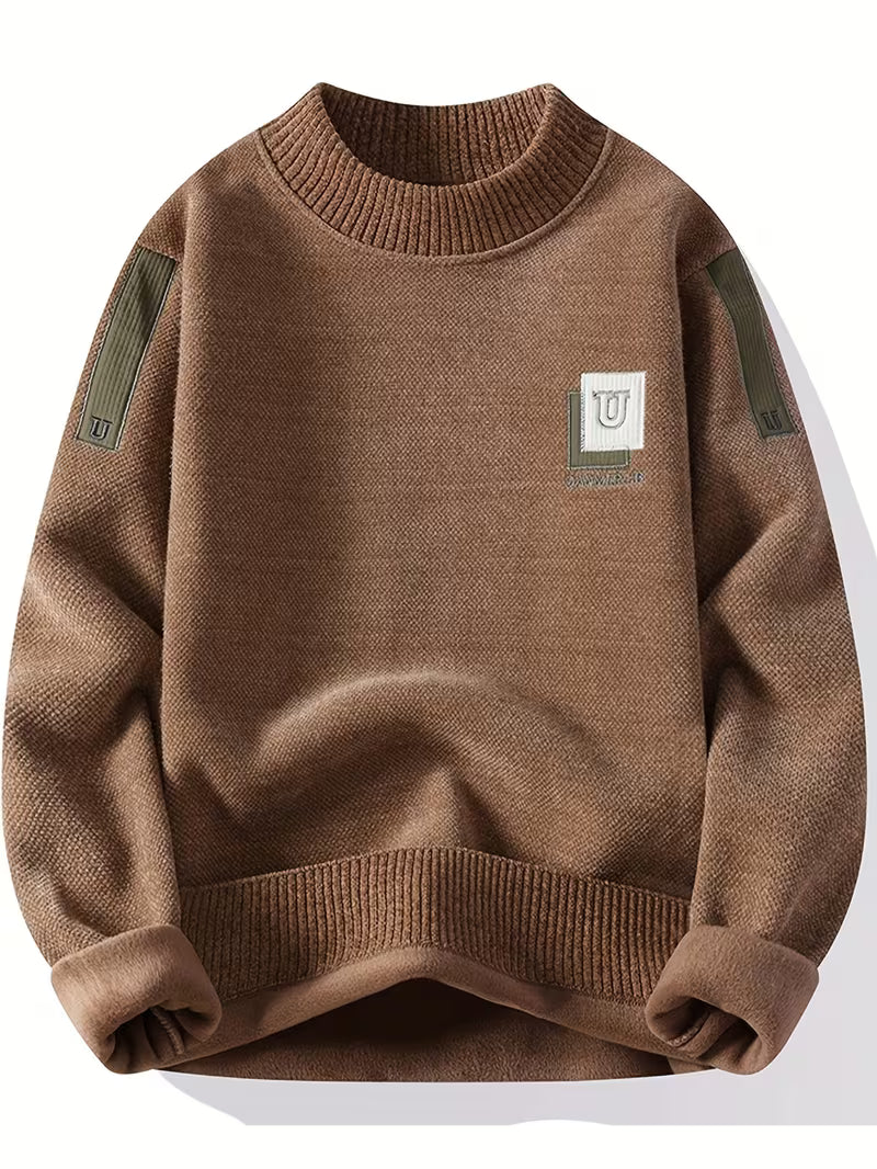 Utility Knit Sweater – Modern Streetwear Crewneck