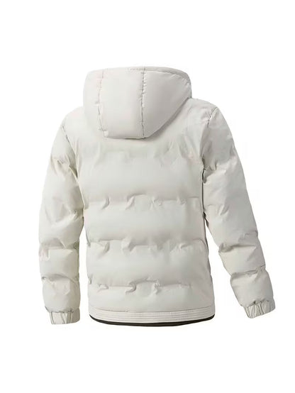 Hooded Puffer Jacket – Lightweight Insulated Winter Coat with Windproof Shell