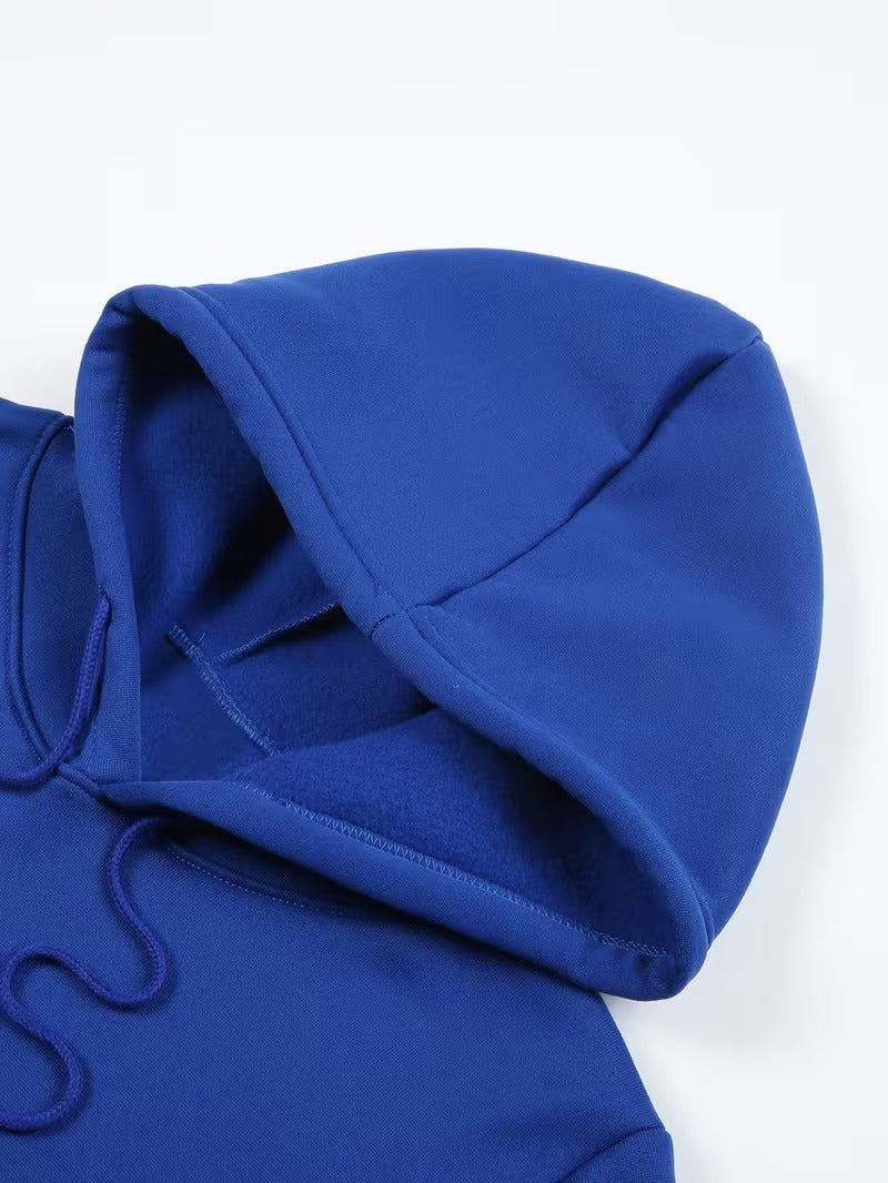 Boston Black & Gold Hoodie – Royal Blue Premium Streetwear Pullover