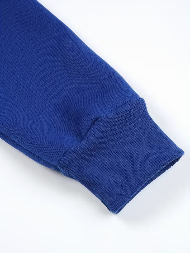 Boston Black & Gold Hoodie – Royal Blue Premium Streetwear Pullover